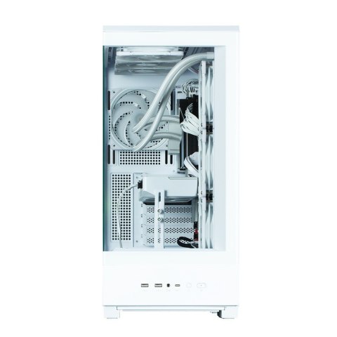 Obudowa Zalman P50 DS White Midi Tower ARGB z hartowanym szkłem