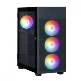 Obudowa Zalman S5 NEO Black ATX Mid Tower z podświetleniem RGB i wentylatorami