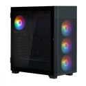Obudowa Zalman S5 NEO Black ATX Mid Tower z podświetleniem RGB i wentylatorami