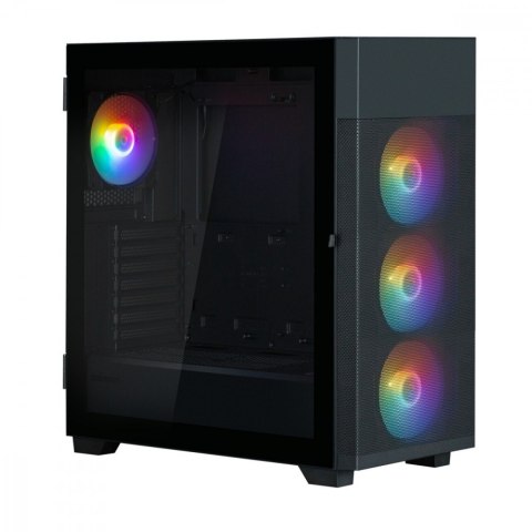 Obudowa Zalman S5 NEO Black ATX Mid Tower z podświetleniem RGB i wentylatorami
