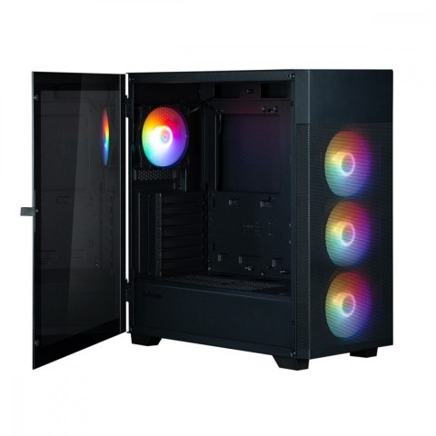 Obudowa Zalman S5 NEO Black ATX Mid Tower z podświetleniem RGB i wentylatorami