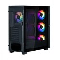 Obudowa Zalman S5 NEO Black ATX Mid Tower z podświetleniem RGB i wentylatorami
