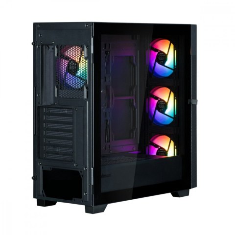 Obudowa Zalman S5 NEO Black ATX Mid Tower z podświetleniem RGB i wentylatorami