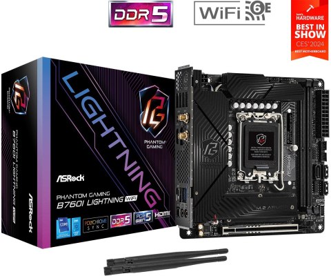 Płyta główna ASRock B760I LIGHTNING WIFI LGA1700 mITX DDR5