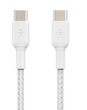Belkin Kabel Braided USB-C 1m szybkie ładowanie biały