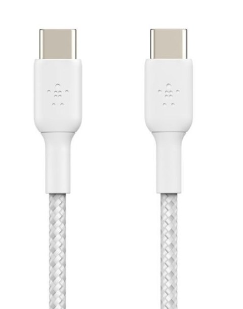 Belkin Kabel Braided USB-C 1m szybkie ładowanie biały