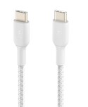 Belkin Kabel Braided USB-C 1m szybkie ładowanie biały