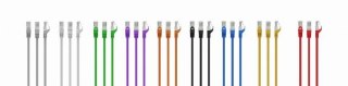 Kabel Gembird Patch cord kat.6 UTP 1m miedź szary sieciowy LAN