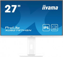 Monitor IIYAMA ProLite XUB2797HSN-W2 27 FHD IPS z USB-C Dock
