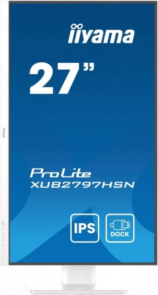 Monitor IIYAMA ProLite XUB2797HSN-W2 27 FHD IPS z USB-C Dock