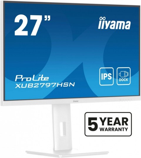 Monitor IIYAMA ProLite XUB2797HSN-W2 27 FHD IPS z USB-C Dock