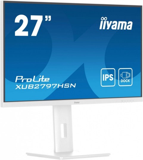 Monitor IIYAMA ProLite XUB2797HSN-W2 27 FHD IPS z USB-C Dock