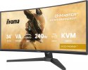 Monitor IIYAMA G-Master 34 UWQHD 240Hz zakrzywiony gamingowy z KVM
