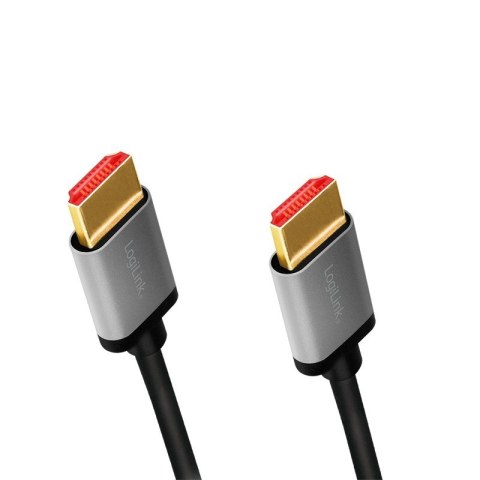 Kabel HDMI 2.1 LogiLink 8K 60Hz aluminiowy 3m wysoka szybkość transmisji