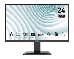 MSI Monitor PRO MP2412 23.8 FHD LED 100Hz ergonomiczny czarny