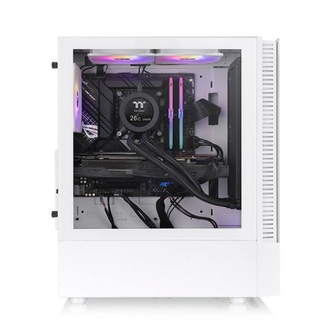 Obudowa Thermaltake View 200 ARGB Midi Tower biały hartowane szkło