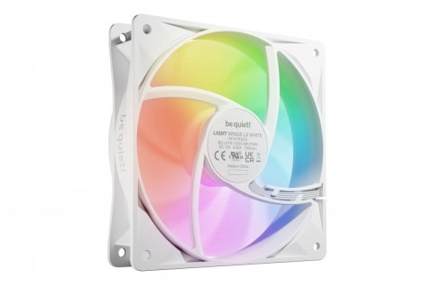 Wentylator Be quiet! Light Wings LX 120 mm PWM Reverse biały ARGB cichy