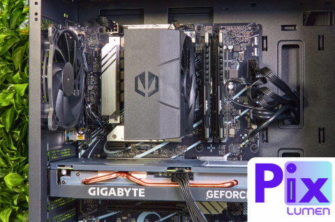 Pix Lumen V5 Intel Core i7 NVIDIA GeForce RTX 4060 64GB DDR4 2000GB SSD Windows 11 Pro