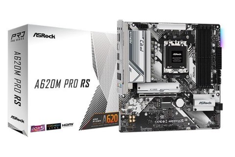 Płyta główna ASRock A620M PRO RS AM5 DDR5 HDMI DP mATX wydajna