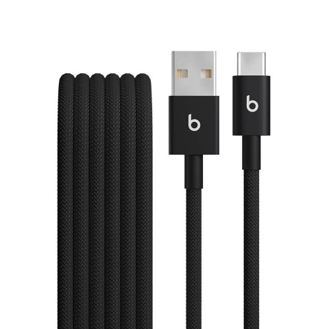 Kabel Beats USB C do A 1.5m czarny tkany do ładowania z wydajnością