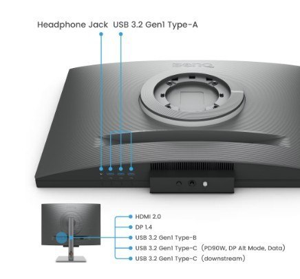 Benq Monitor RD280U 28 cali 4K IPS 5ms doskonały dla programistów