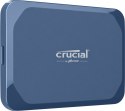 Dysk zewnętrzny SSD Crucial X10 1TB USB-C 2100MB/s niebieski