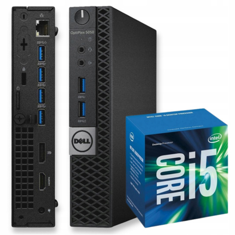 Dell Optiplex 5050 Tiny Intel Core i5 16GB DDR4 256GB SSD Windows 10 Pro