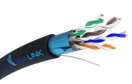Kabel Extralink CAT5E FTP zewnętrzny 100m szybki i odporny