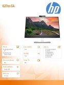 Monitor HP E27m G4 USB-C QHD 27 5MP kamera konferencyjna