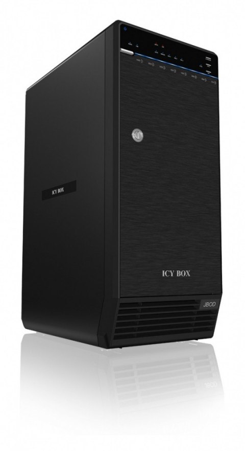 Obudowa IcyBox IB-3680SU3 3,5'' SATA III dla 8 dysków z USB 3.0