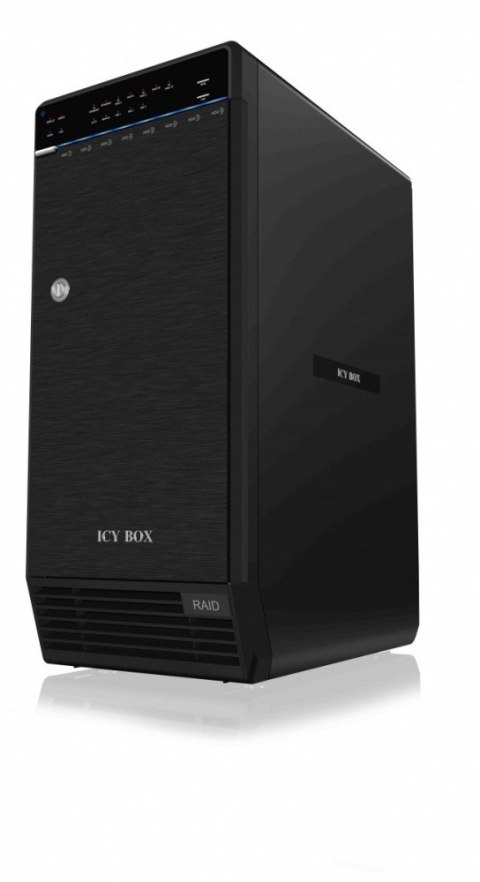 Obudowa IcyBox IB-3680SU3 3,5'' SATA III dla 8 dysków z USB 3.0