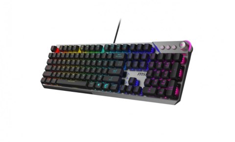 Klawiatura MSI Strike 600 Silent mechaniczna RGB cicha multimedialna