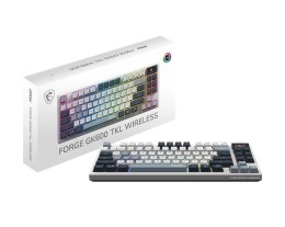 MSI Klawiatura gamingowa Forge GK600 TKL kompaktowa podświetlana