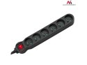 Listwa zasilająca Maclean MCE187 6 gniazd 3m 2300W czarna