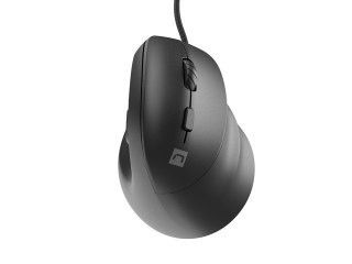 Mysz wertykalna Natec Crake 2 Pro 128000DPI optyczna czarna ergonomiczna