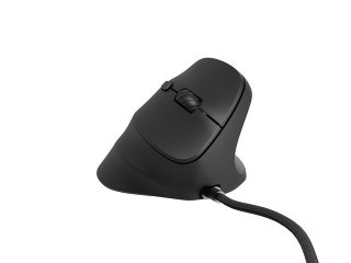 Mysz wertykalna Natec Crake 2 Pro 128000DPI optyczna czarna ergonomiczna