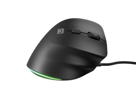 Mysz wertykalna Natec Crake 2 Pro 128000DPI optyczna czarna ergonomiczna