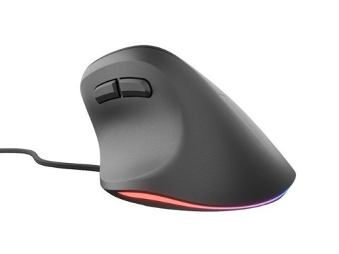 Mysz wertykalna Natec Crake 2 Pro 128000DPI optyczna czarna ergonomiczna