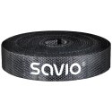 Organizer na kable Savio OC-06 taśma Velcro 5m 14mm czarna