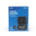 Savio Słuchawki bezprzewodowe Bluetooth 5.3 TWS-12 z ANC i mikrofonem