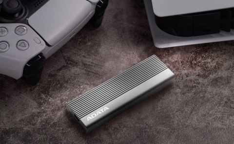 Obudowa zewnętrzna SSD M.2 ADATA EC680 USB3.2C 10Gbps aluminium szara
