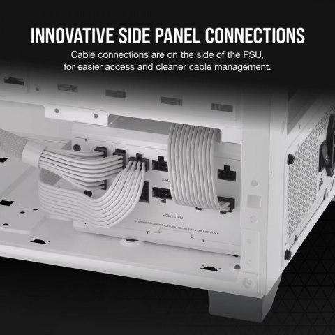 Corsair Zasilacz RM850X SHIFT 80 PLUS GOLD 850W ATX biały