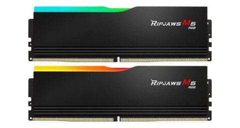Pamięć G.SKILL DDR5 32GB (2x16GB) Ripjaws M5 RGB 5200MHz CL40 czarna
