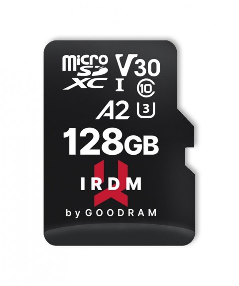 Karta pamięci microSD GOODRAM IRDM 128GB UHS-I U3 A2 z adapterem