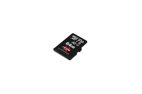 GOODRAM Karta pamięci microSD IRDM 64GB UHS-I U3 A2 szybka z adapterem