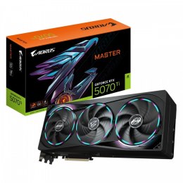 Karta graficzna Gigabyte AORUS GeForce RTX 5070 Ti 16GB z wydajnym chłodzeniem