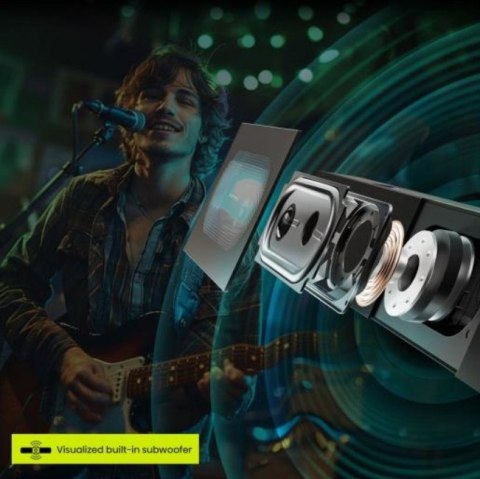 Soundbar Hisense HS2000 2.1 z wbudowanym subwooferem