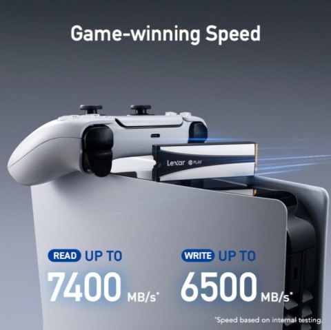 Lexar Dysk SSD PLAY 2TB 2280 Gen4 PCIe 7400MB/s szybki gamingowy