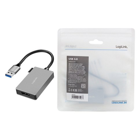 LogiLink Adapter USB 3.0 do HDMI szybki zewnętrzny do komputera