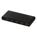 LogiLink Splitter 4xHDMI 4K 60Hz czarny rozdzielacz HDMI